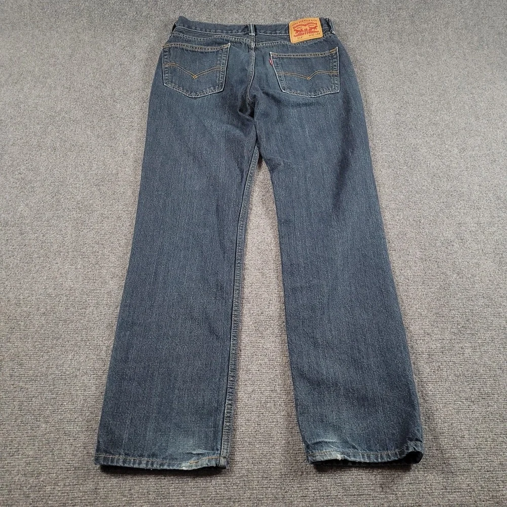 Levis 514‎ Jeans Mens 32x34 Blue Regular Fit Straight Leg Denim Medium Wash